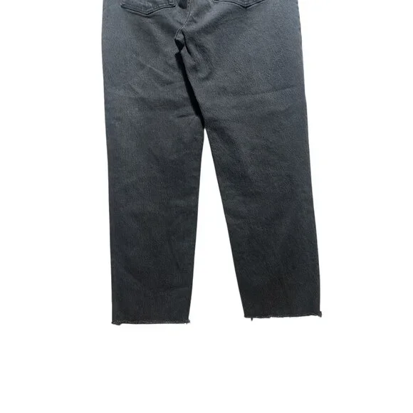 Madewell Perfect Vintage Straight Jeans Womens 28 Black High Rise Classic Casual - Picture 10 of 15